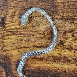 Silver Tone Snake Earring Wrap